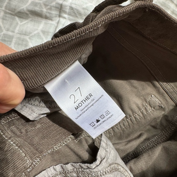 Mother Jeans Cha Cha Chew Flare Pants in Hopscotch Corduroy - Picture 4 of 9